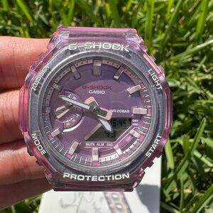 Casio G-Shock Translucent Purple Watch